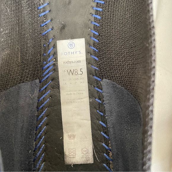 Rothy’s The Point Black Flats Women’s Size 8.5 - Picture 5 of 10